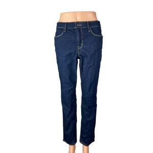 Old Navy Women's Dark Blue High Rise Slim Wow Straight Denim Jeans Pants Size 6